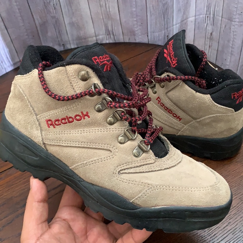 Reebok Women’s Brown Suede Leather Hiking Boots Sz 8